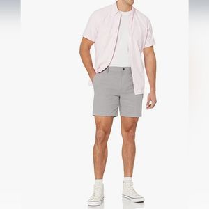 Goodthreads Light Gray 7" Inseam Lightweight Casual Shorts New W/Tags Mens Sz.38